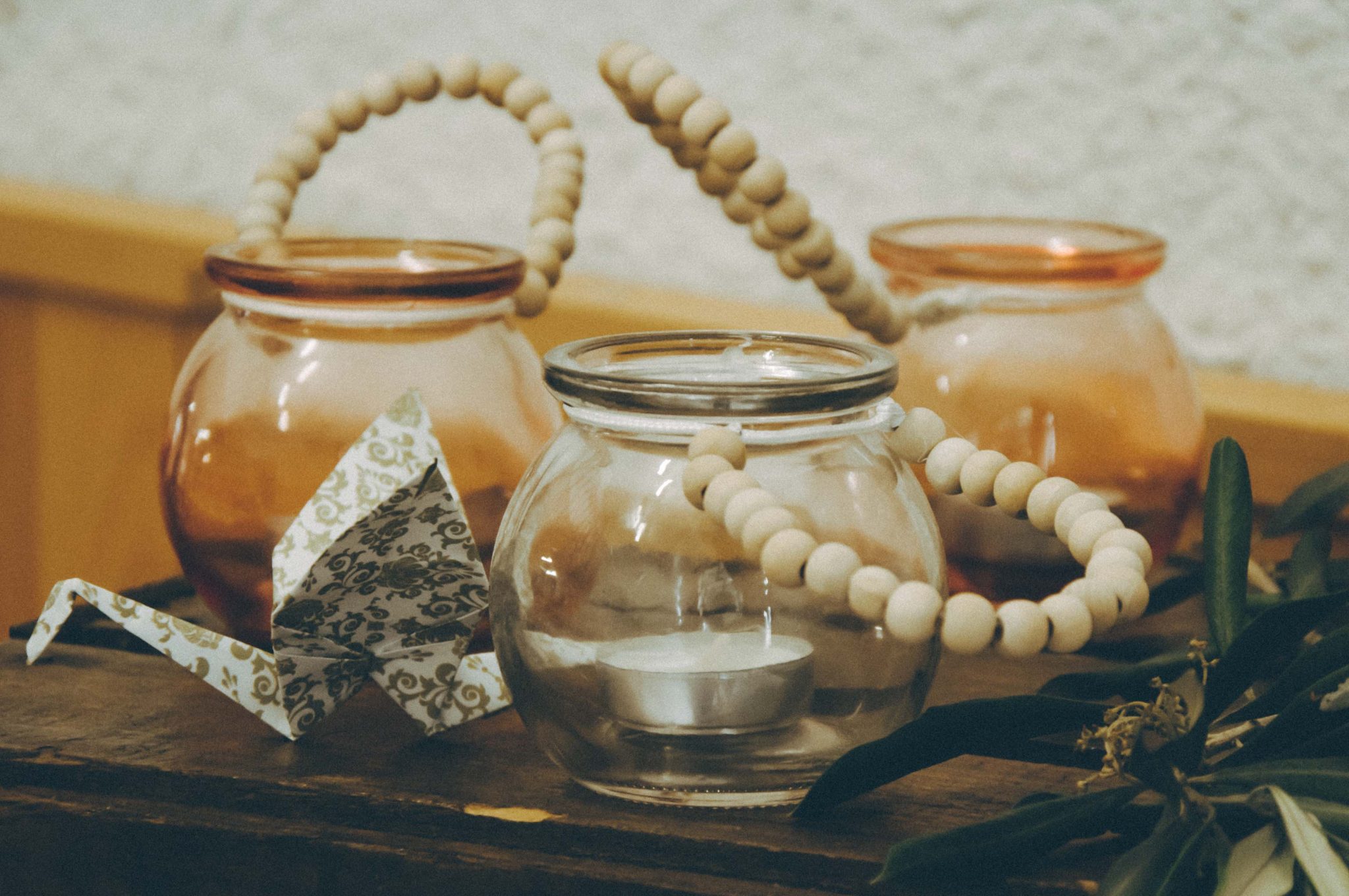 Photographie de mariage, déco, gros plan, photographie moody